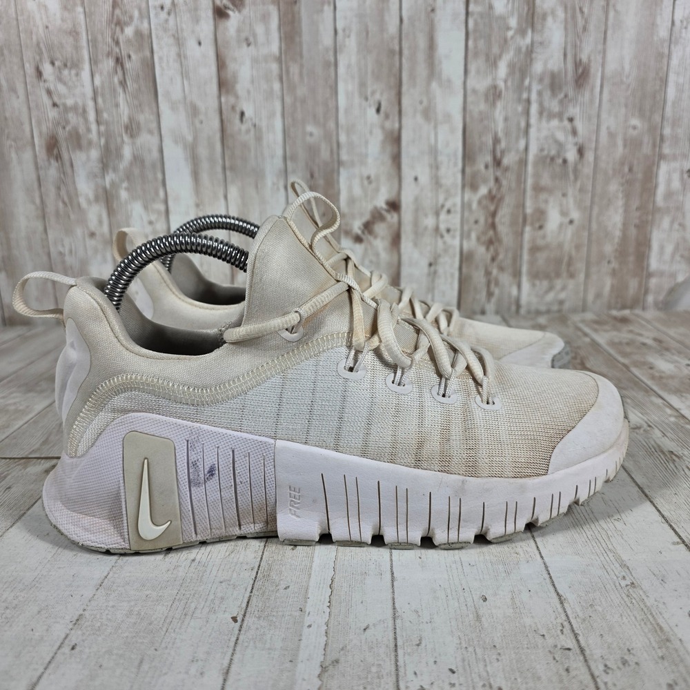 Nike Free Metcon 5 Womens Sail White Training Shoes FJ7126-101 Size 8.5